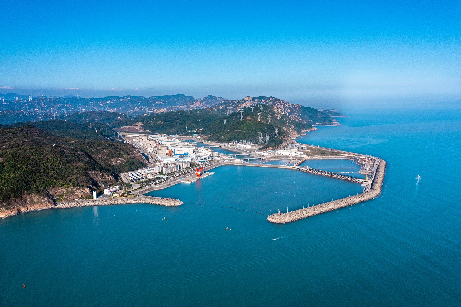 阳江核电厂区全景图